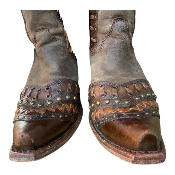 Corral Boots Mayela Fringe Cowboy Boot Women size 8.5 - Picture 4 of 10